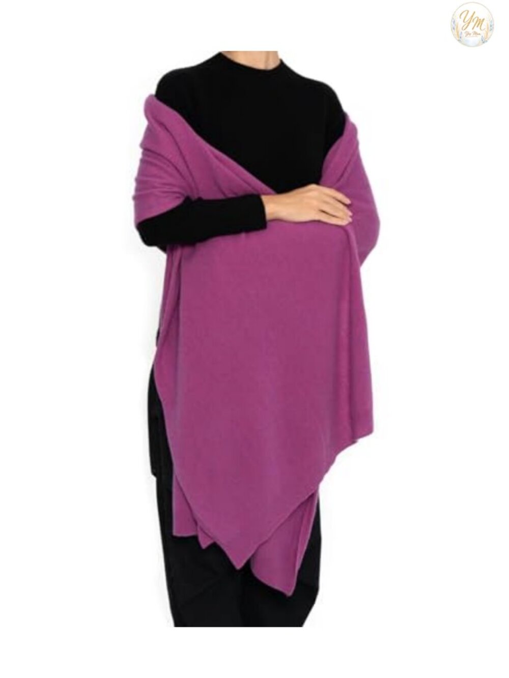 Cashmere Wool Oversized Shawl Wrap Luxury Pashmina Stole Scarf with Gift Box